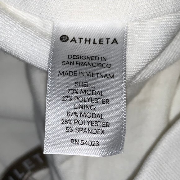 ATHLETA Serenity Beyond Soft Shortie Shorts Ivory - Picture 7 of 8